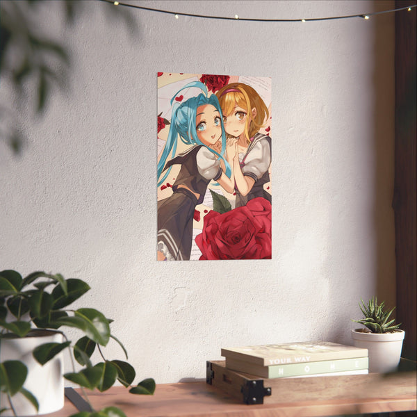 School Lyria x Djeeta Poster (11x17) [Granblue]