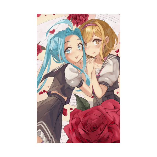 School Lyria x Djeeta Poster (11x17) [Granblue]