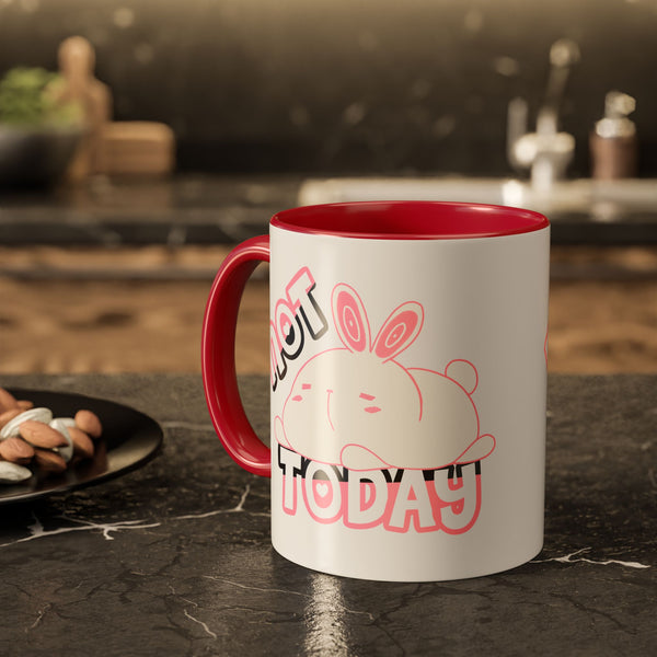 NOT TODAY Inside Colored Mug (11oz, 15oz) [ORIGINAL]