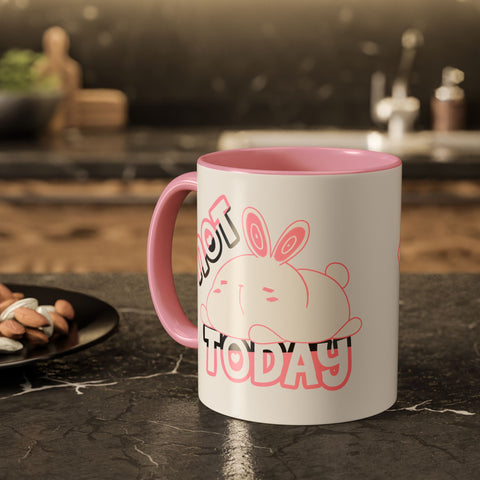 NOT TODAY Inside Colored Mug (11oz, 15oz) [ORIGINAL]