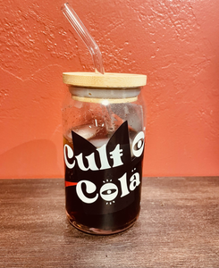 Cult O' Cola Glass Can with Straw [Original]