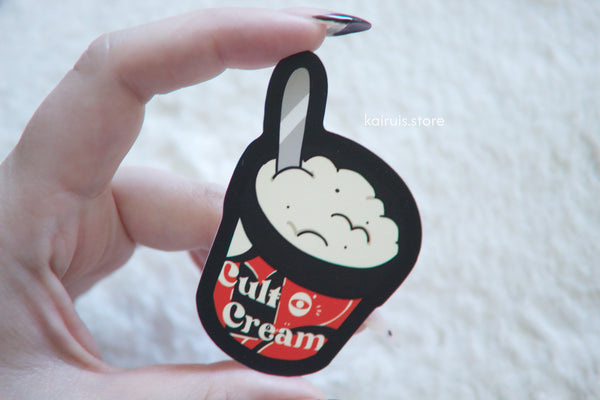 Cult o' Cream - 3 Inch Matte Vinyl Sticker