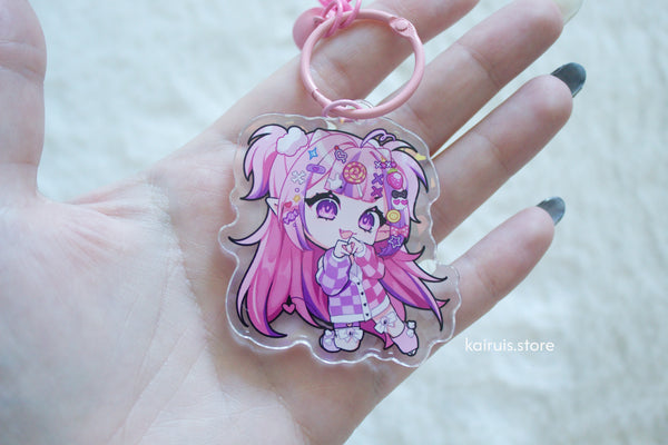 Deco Ironmouse Holo Charm [Vtuber]