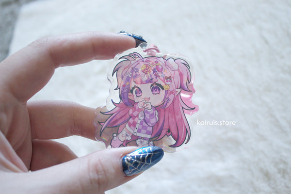 Deco Ironmouse Holo Charm [Vtuber]
