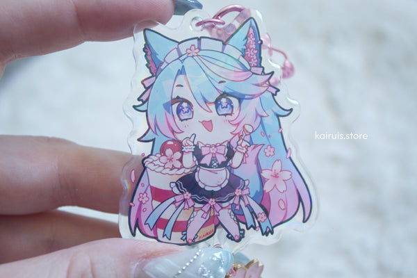 Maid Silvervale Holo Charm [Vtuber]