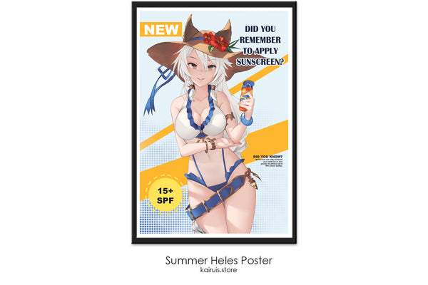 Summer Heles Poster [Granblue]