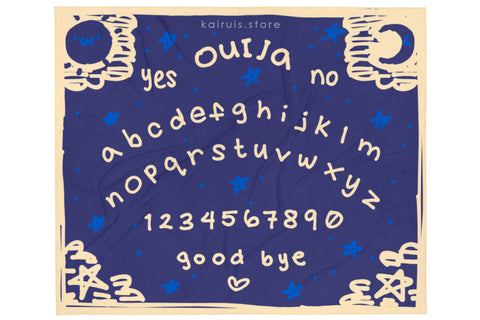 Scribbly Ouija Board Throw Blanket [ORIGINAL]